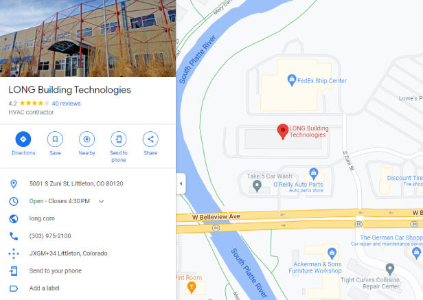 Google Maps to LONG